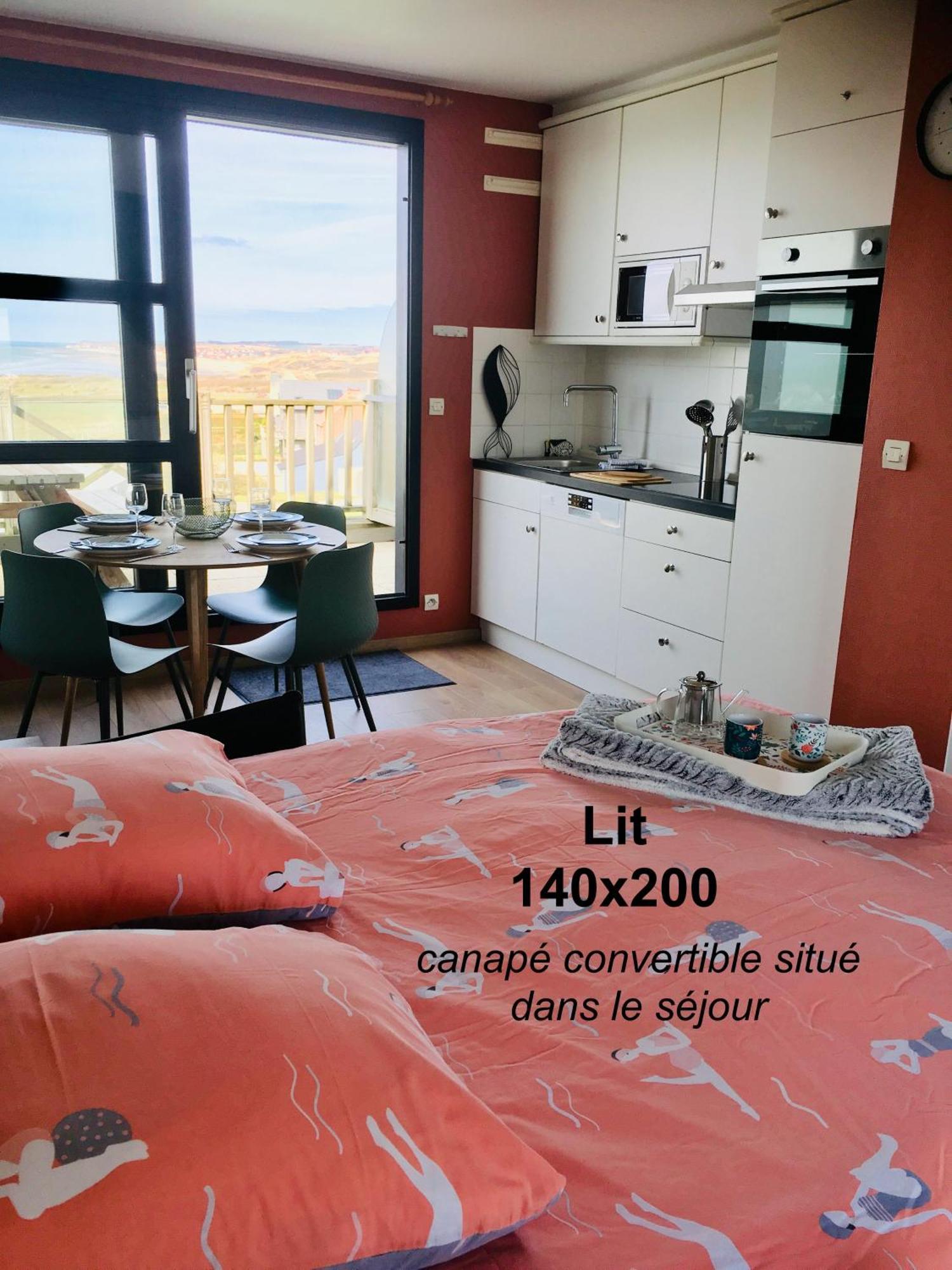 La Mer Vue D'En Haut , Duplex A La Naturelle Sur La Cote D'Opale Wimereux Kültér fotó